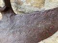 Стара ръчно кована мотика, снимка 6