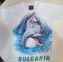 Нова бебешка тениска с трансферен печат Три делфина, Делфини