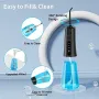 Нов Водоустойчив безжичен иригатор за устна кухина/Премахване зъбна плака/USB акумулатор, снимка 7