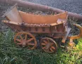 Винтидж дървена каруца , снимка 5