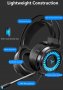 7.1 Съраунд Стерео Геймърски Слушалки 360° 4D/3D Ултра Подвижен Микрофон Изолиране на Страничния Шум