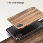 WOOD дървен кейс и каучук iPhone 11, 11 Pro, 11 Pro Max, X, XS, XS Max, снимка 3