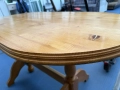 0312  ЧАМ дървена трапезна маса  68/138 см -цена 152лв или 77,72 евро d+ -НЕ СЕ разтяга  78см висока, снимка 6