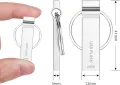 Преносимо флаш устройство с ключодържател за PC/Mac/лаптоп, 64GB, сребристо, снимка 5