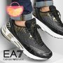 EA7 EMPORIO ARMANI № 41/42 🍊 Мъжки спортни обувки с лого "BLACK & GOLD" нови с кутия, снимка 1 - Кецове - 43774642