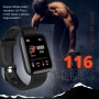 Водоустойчив смарт часовник 116 Plus с голям екран и висока издръжливост, снимка 9