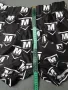 Moonshot M/L мъжки лъскави боксерки в черно с бяла щампа, снимка 11