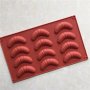 12 пашкула червейчета кифлички силиконов молд форма сладки тесто бисквитки, снимка 1 - Форми - 38332973