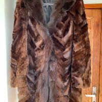 Дамско палто естествен косъм лисица, снимка 2 - Палта, манта - 44101254