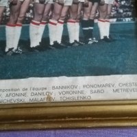 URSS world cup 1966 CCCР футболен отбор фотос в рамка със стъкло 378х295мм, снимка 5 - Футбол - 43289378