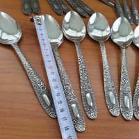 Прибори за хранене вилици лъжици ножове и лъжички , снимка 5 - Антикварни и старинни предмети - 36989809