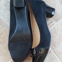 Официални дамски черни обувки с ток., снимка 5 - Дамски елегантни обувки - 33002710