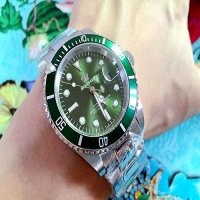 Мъжки часовник Reginald Silver Green сребристо-зелен неръждаема стомана нов luxury , снимка 15 - Мъжки - 37005727