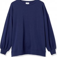 The Drop Kiko Дамска блуза с голямо деколте, син, XS НОВА, снимка 4 - Блузи с дълъг ръкав и пуловери - 39705056