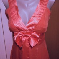 Кокетна двупластова рокля, с акцент от сатен🍀♥️М♥️🍀арт.4406, снимка 2 - Рокли - 37518826