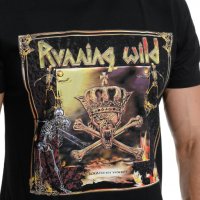 Нова мъжка тениска с дигитален печат на музикалната група Running Wild, снимка 2 - Тениски - 37697447