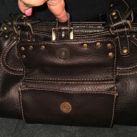 Ергономична дамска чанта в кафяво / кафява чанта , снимка 2 - Чанти - 28276910