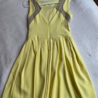 Жълта рокля Alessa, размер L, снимка 8 - Рокли - 32623537
