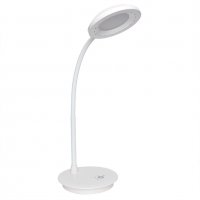 Гъвкава (Кръг) LED лампа за бюро с USB зареждане и тъч контрол, снимка 1 - Лед осветление - 33197788