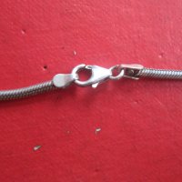 Уникална сребърна верижка ланец колие , снимка 4 - Колиета, медальони, синджири - 36622134