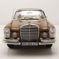 Mercedes-Benz 250 SE Coupe 1969 W111 - мащаб 1:18 на Norev модела е нов в кутия, снимка 8 - Колекции - 31595528