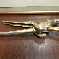 Стара орехо трошачка дракон, змей, ламя, хала., снимка 4 - Антикварни и старинни предмети - 43362962