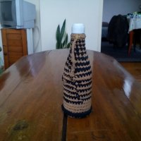 Старо плетено шише,бутилка #3, снимка 2 - Антикварни и старинни предмети - 28675176