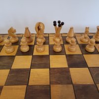 #8 Дървен шах ,среден размер шах ,Сгъваем шах , снимка 6 - Шах и табла - 43099610