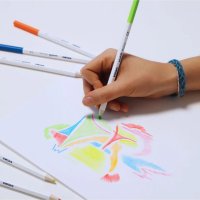 Цветни моливи Primo Minabella Fluo, Шестоъгълни, 6 цвята, снимка 2 - Ученически пособия, канцеларски материали - 43951158