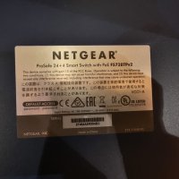 Суич Netgear ProSAFE FS728TP PoE и Суич Netgear ProSafe Plus JFS524E, снимка 2 - Суичове - 38728749