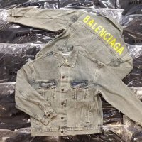 дамско яке деним Balenciaga - реплика S-XL, снимка 4 - Якета - 33671685