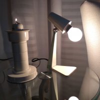 Лампа и свещник, снимка 2 - Настолни лампи - 27429521