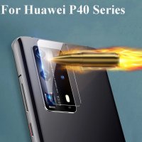 2.5D Стъклен протектор за камера за Huawei P40 Pro / P40 Pro+ Plus, снимка 4 - Фолия, протектори - 28609601