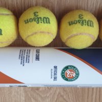 Тенис топки Wilson,Dunlop,Babolai,Head,Slazengerd,RolandGarros,Us open, снимка 5 - Тенис - 39718267