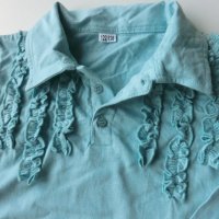 блузка с яка и къдрички, снимка 3 - Детски тениски и потници - 37432198