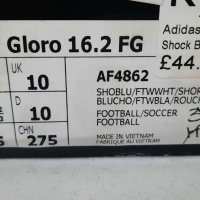 Adidas Gloro 16.2 FG  - футболни обувки,  размер 44.7 /UK 10 / стелка 28.5 см..   , снимка 9 - Футбол - 39364220