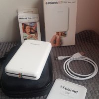 Фото принтер Polaroid ZIP + калъф за съхранение + комплект 50бр хартия , снимка 2 - Декорация за дома - 35374904