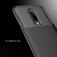 OnePlus 7 Pro - Удароустойчив Кейс Гръб FIBER, снимка 2 - Калъфи, кейсове - 32619066