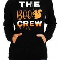 Дамски Суитчър/Суитшърт The Boo Crew 1,Halloween,Хелоуин,Празник,Забавление,Изненада,, снимка 1 - Суичъри - 38167885