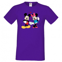 Мъжка тениска Mickey & Minnie 7 Подарък,Изненада,Рожден ден, снимка 7 - Тениски - 36575586