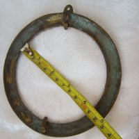 Стара кръгла бронзова рамка за снимка или др, снимка 4 - Антикварни и старинни предмети - 32730187