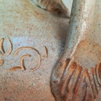 антика Франция Vin de pays точена кана ваза тапа корк, снимка 5 - Антикварни и старинни предмети - 27405123