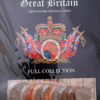 Комплект 8 английски исторически монети, снимка 1 - Нумизматика и бонистика - 44908535