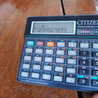 Стар калкулатор Citizen SRP 175, снимка 4 - Други ценни предмети - 44898315