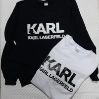 Karl Lagerfeld дамска блуза реплика /памук/, снимка 1 - Блузи с дълъг ръкав и пуловери - 32365257