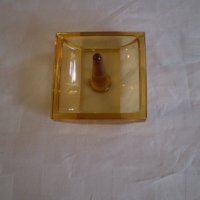 Арт Деко кристална поставка за пръстени цвят карамел, снимка 3 - Други ценни предмети - 33543738