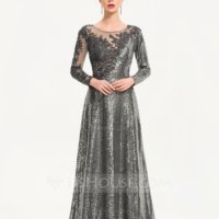 Официална сива рокля L/Xl Нова, снимка 1 - Рокли - 40171724