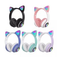 Котешки детски безжични слушалки , снимка 1 - Слушалки, hands-free - 43405705
