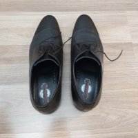 Италиански официални мъжки обувки от естествена кожа, снимка 3 - Официални обувки - 43636011