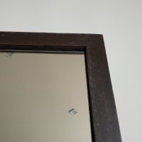Голямо старо дървено огледало - 85/70см, снимка 4 - Антикварни и старинни предмети - 37002853